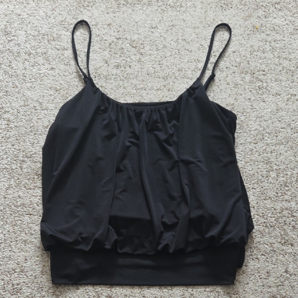 Express Black Women's Bubble Top